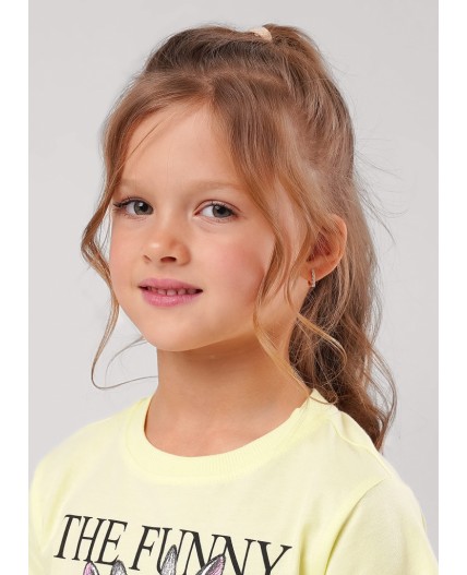CLE Футболка дев. 756748кд_п1, св.жёлтый