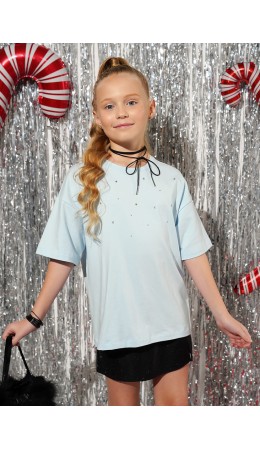 CLE Футболка дев. 757251/26г, голубой