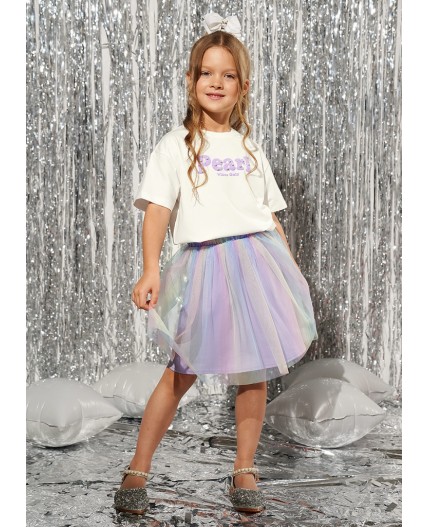 CLE Футболка дев. 757263/26г_п, молочный