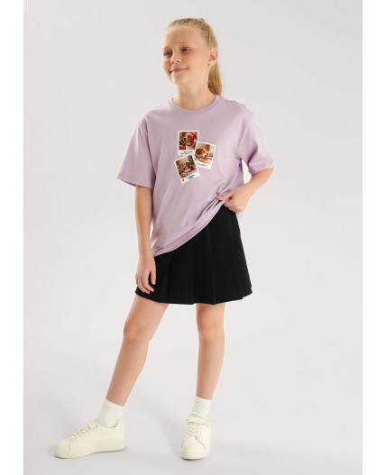 CLE Футболка дет. 757238/28кд_п, св.фиолетовый