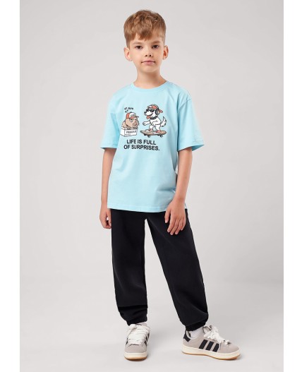 CLE Футболка мал. 755769кд_п1, св.голубой