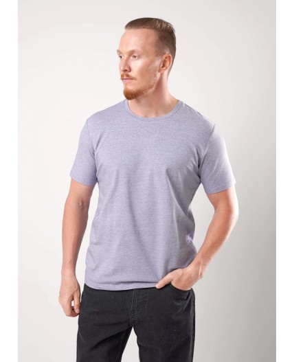 CLE Футболка муж. 650309гн_п, джинсовый/белый