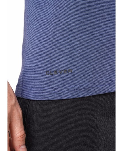 CLE Футболка муж. 650309гн_п, джинсовый/чёрный