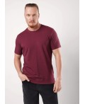 CLE Футболка муж. 650309гн_п, бордовый/чёрный