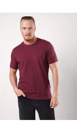 CLE Футболка муж. 650309гн_п, бордовый/чёрный