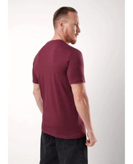 CLE Футболка муж. 650309гн_п, бордовый/чёрный