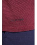 CLE Футболка муж. 650309гн_п, бордовый/чёрный