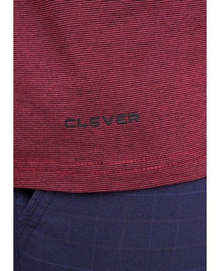 CLE Футболка муж. 650309гн_п, бордовый/чёрный