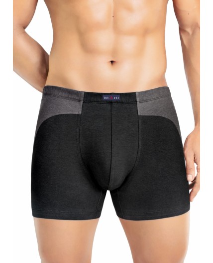 ТаТ MSH600133 Тр.муж.шорты, чёрный/т.серый