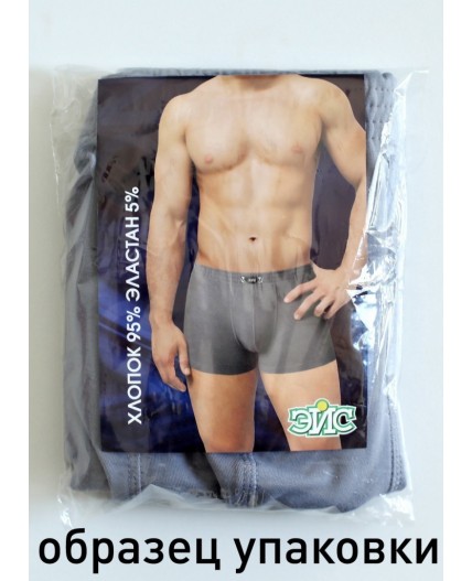ЭЙС трусы муж 600201 боксеры, св.серый/т.серый