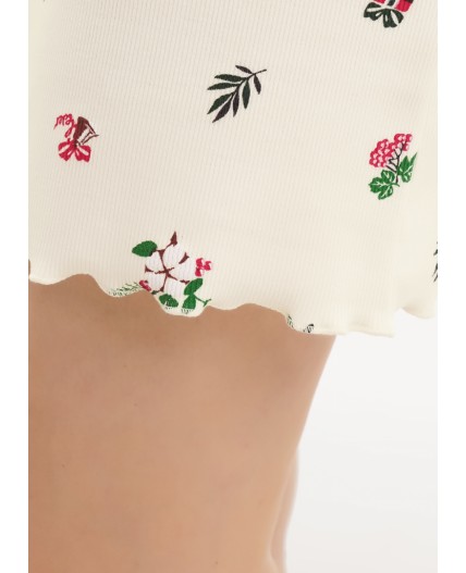 CLE LDR15-1200/1 Платье жен. Пихта, молочный/красный