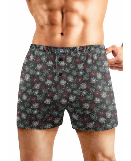 CLE MBX451541 Трусы муж., чёрный/бордовый