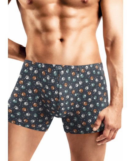 CLE MSH451551 Трусы муж., т.синий/серый