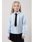 CLE Блузка дев. 753217пн школа, св.голубой