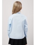 CLE Блузка дев. 753217пн школа, св.голубой