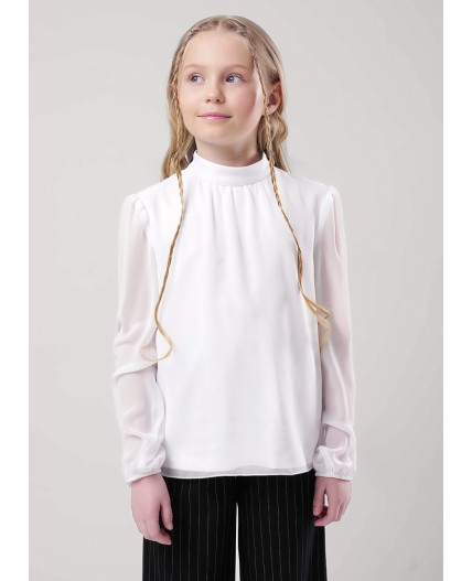 CLE Джемпер дев. 757085г школа, белый