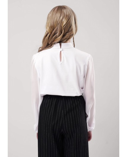 CLE Джемпер дев. 757085г школа, белый