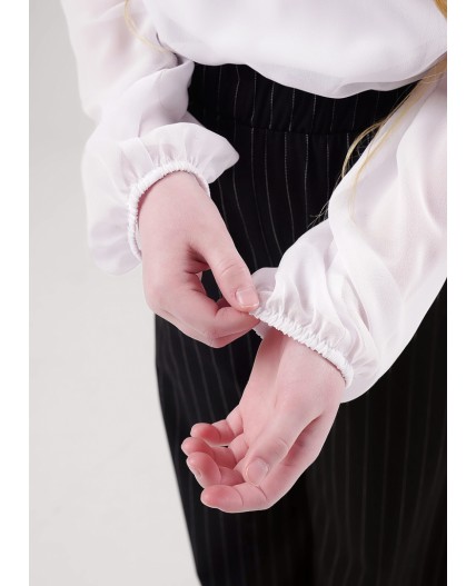 CLE Джемпер дев. 757085г школа, белый