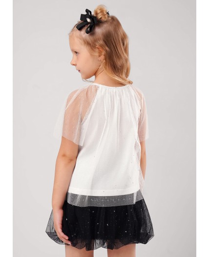 CLE Джемпер дев. 757240/26кд, молочный