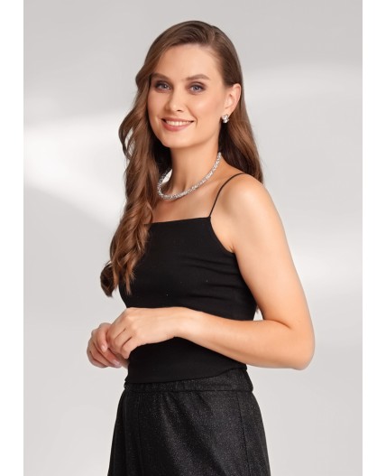 CLE Майка жен. укор. 156395/193бэ, чёрный