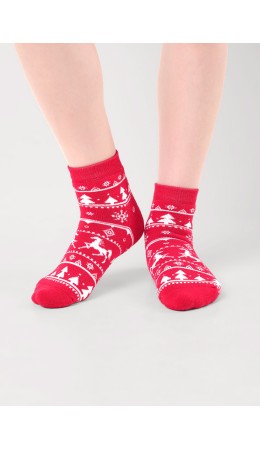 CLE Носки дет.С4550П 20-22,22 НГ плюш, красный