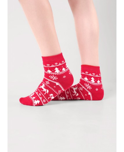 CLE Носки дет.С4550П 20-22,22 НГ плюш, красный