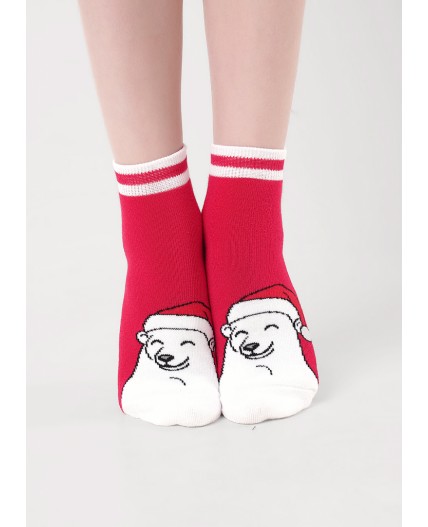 CLE Носки дет.С4552П 20-22,22 НГ плюш, красный
