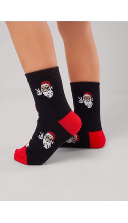 CLE Носки дет.С4562 24 НГ хл+эл, чёрный