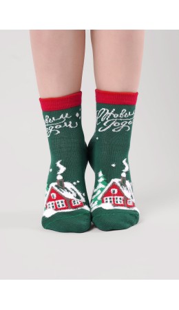 CLE Носки дет.С4563 20-22,22 НГ хл+эл, зелёный