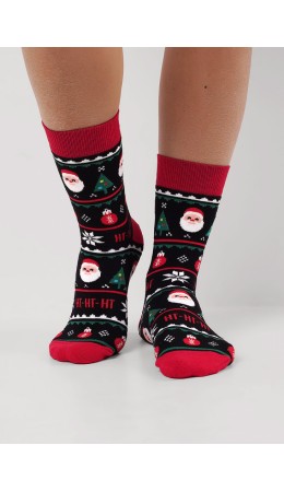 CLE Носки муж.К6551П НГ плюш, чёрный