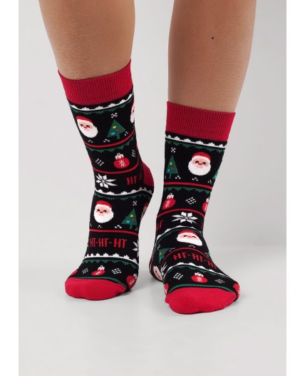 CLE Носки муж.К6551П НГ плюш, чёрный