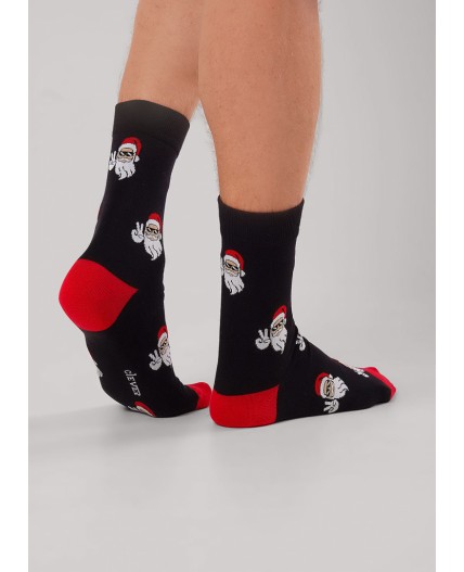 CLE Носки муж.К6559Л НГ хл+эл, чёрный