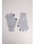 CLE Перчатки жен. 444102вн сенс, св.серый