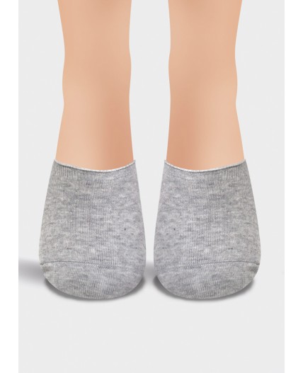 CLE Подследники жен.P200 х/б, меланж серый