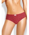 CLE B1202 Трусы жен. Конфетти, красный/молочный