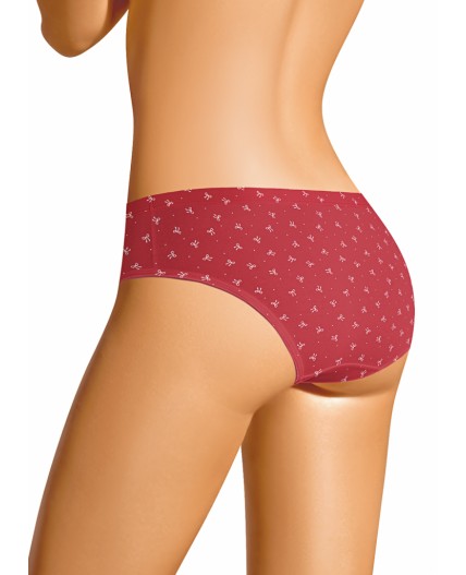 CLE B1202 Трусы жен. Конфетти, красный/молочный