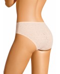 CLE C1191 Трусы жен. Кружево хлопок, св.бежевый