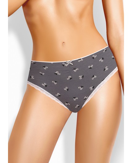 CLE C1210/2 Трусы жен. Жизель, серый/молочный