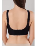 CLE LBR502pk Бюст жен. спорт., чёрный