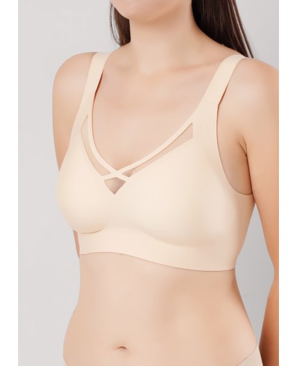 CLE LBR502pk Бюст жен. спорт., св.бежевый