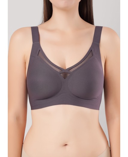 CLE LBR502pk Бюст жен. спорт., т.серый