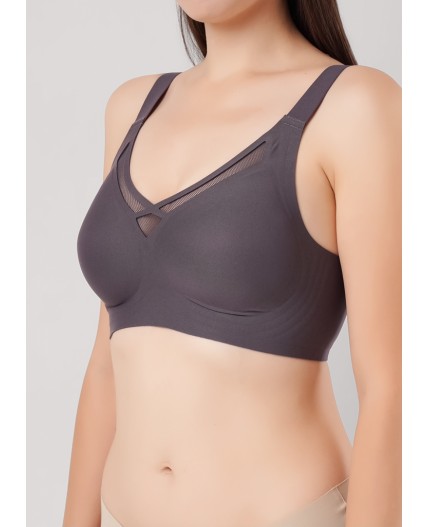CLE LBR502pk Бюст жен. спорт., т.серый