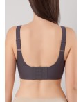 CLE LBR502pk Бюст жен. спорт., т.серый