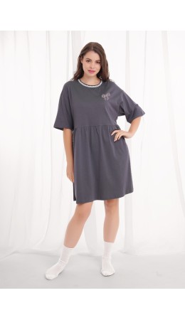 CLE LDR26-1210/1 Платье жен. Жизель, т.серый