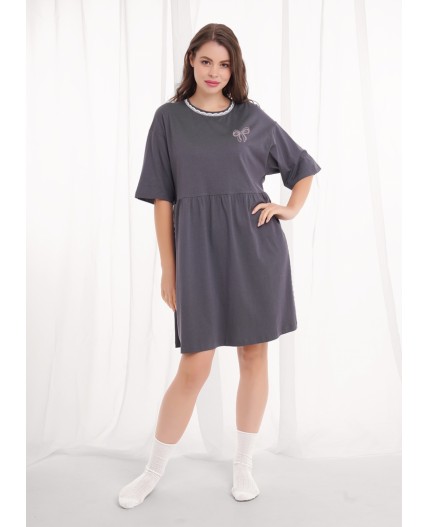 CLE LDR26-1210/1 Платье жен. Жизель, т.серый