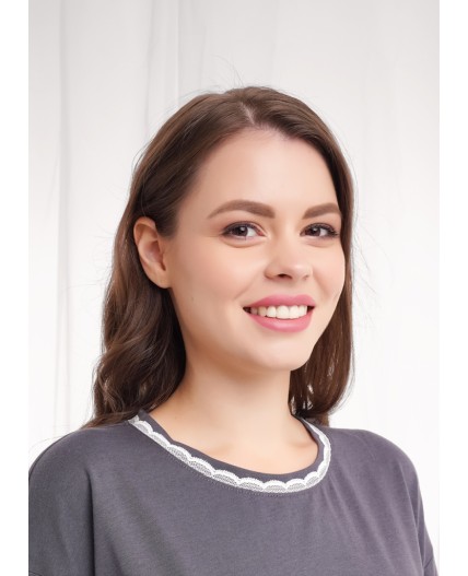 CLE LDR26-1210/1 Платье жен. Жизель, т.серый