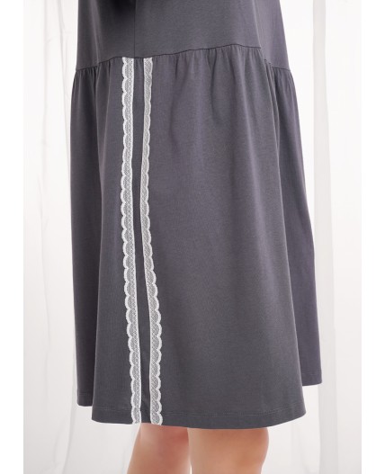 CLE LDR26-1210/1 Платье жен. Жизель, т.серый