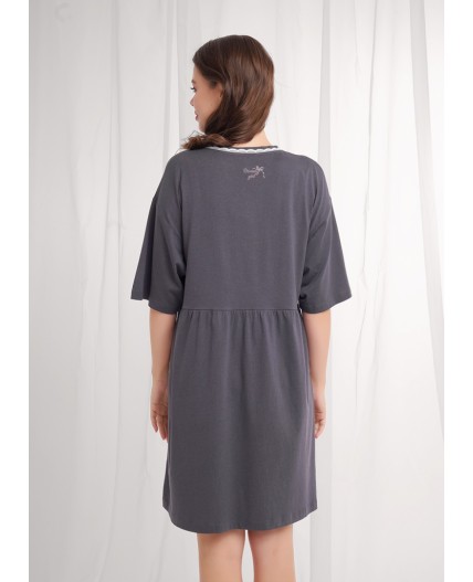 CLE LDR26-1210/1 Платье жен. Жизель, т.серый