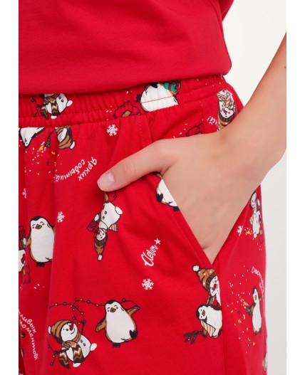 CLE LP15-1202 Набор одежды жен. Конфетти, красный/молочный