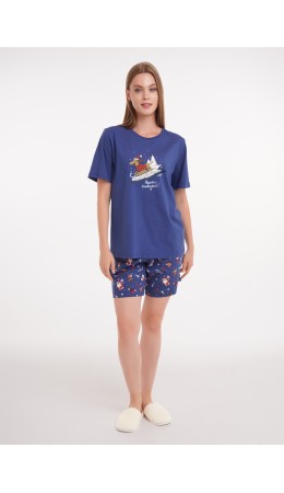 CLE LP15-1202/1 Набор одежды жен. Конфетти, т.синий/красный